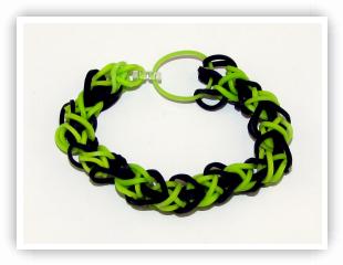 Rainbow Loom Patterns - Diamond bracelet