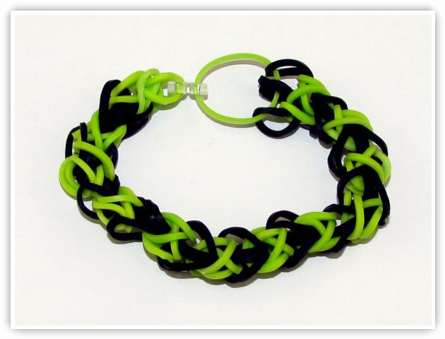 Rainbow Loom Patterns - Diamond bracelet