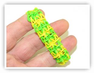 Rainbow Loom Patterns - Double Rhombus bracelet