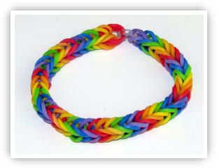 Rainbow Loom Patterns - Fishtail bracelet