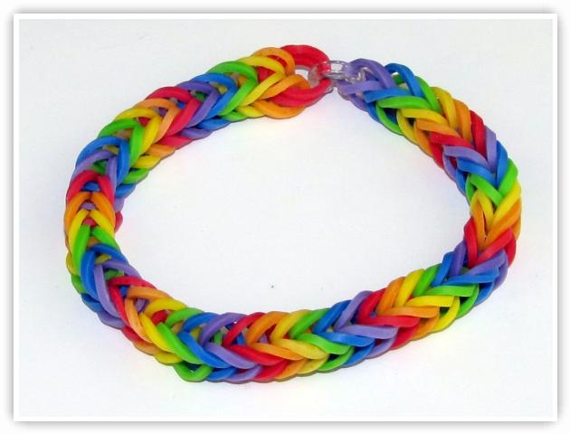 Rainbow Loom Patterns - Fishtail bracelet