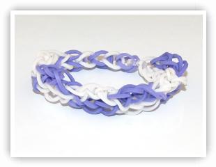 Rainbow Loom Patterns - Honeycomb bracelet