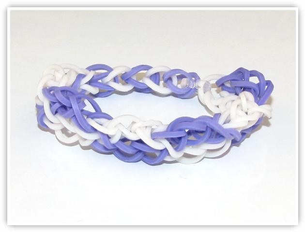 Rainbow Loom Patterns - Honeycomb bracelet