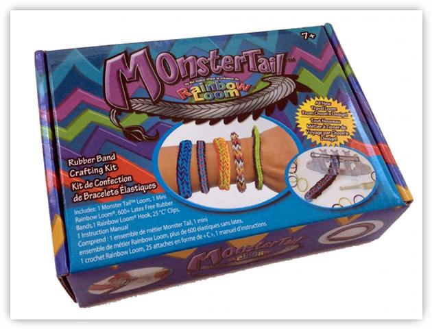 Rainbow Loom Patterns - Monster Tail