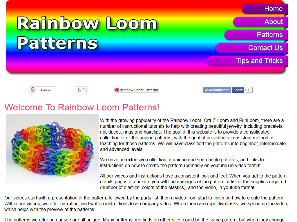 Rainbow Loom Olympic Rings