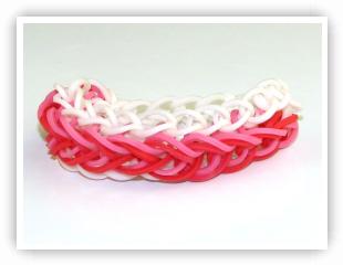 Rainbow Loom Patterns - Raindrops bracelet