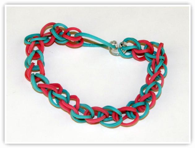 Rainbow Loom Patterns - Single bracelet