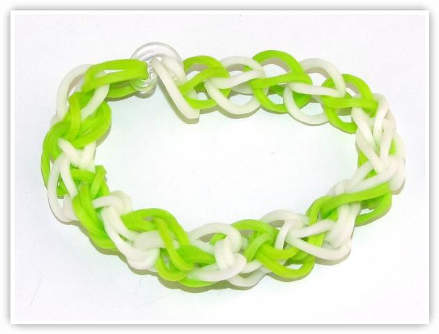 Rainbow Loom Patterns - Spiral bracelet