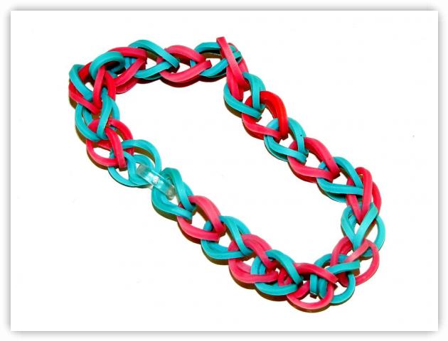 Rainbow Loom Patterns - Symmetric Single bracelet