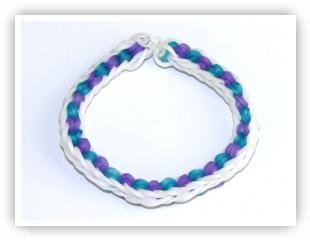 Rainbow Loom Patterns - Triple Looped Fishtail bracelet