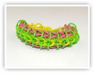 Rainbow Loom Patterns - Zippy Chain bracelet
