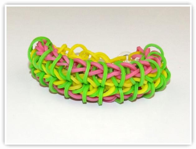 Rainbow Loom Patterns - Zippy Chain bracelet